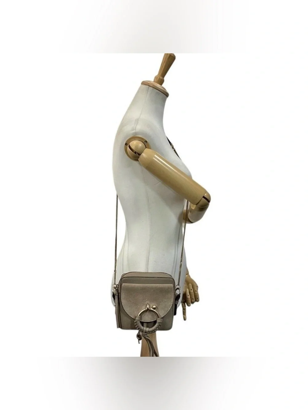 Chloé Joan Small Leather & Suede Crossbody Bag
